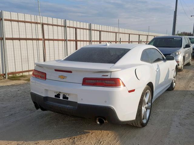 2G1FJ1EJ4E9136622 - 2014 CHEVROLET CAMARO SS WHITE photo 4