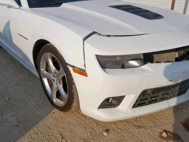 2G1FJ1EJ4E9136622 - 2014 CHEVROLET CAMARO SS WHITE photo 9