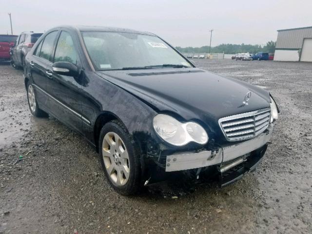 WDBRF92H86F781626 - 2006 MERCEDES-BENZ C 280 4MAT BLACK photo 1