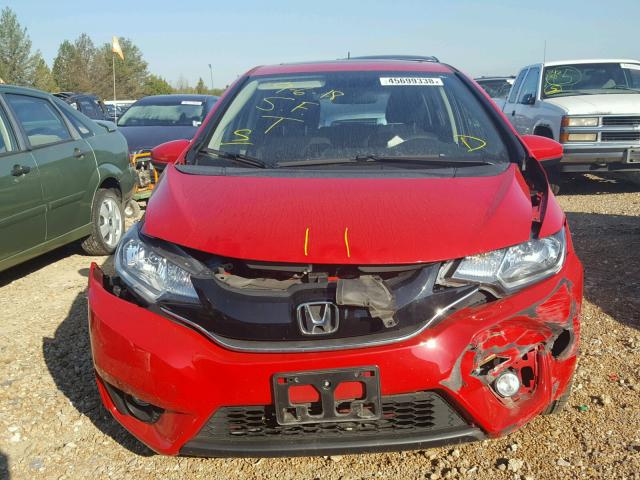 3HGGK5H84FM778115 - 2015 HONDA FIT EX RED photo 7