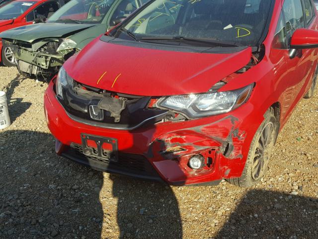 3HGGK5H84FM778115 - 2015 HONDA FIT EX RED photo 9