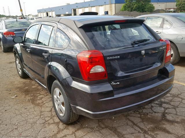 1B3HB28A39D259725 - 2009 DODGE CALIBER SE BLACK photo 3