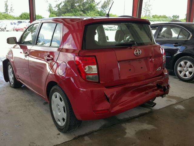 JTKKU4B41A1001618 - 2010 TOYOTA SCION XD RED photo 3