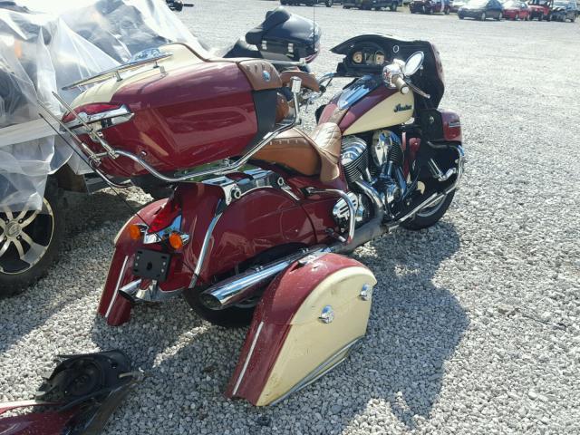 56KTRAAA0F3328925 - 2015 INDIAN MOTORCYCLE CO. ROADMASTER TWO TONE photo 4