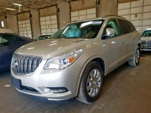 5GAKRDKD2DJ116405 - 2013 BUICK ENCLAVE BEIGE photo 2