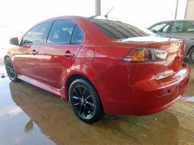 JA32U2FU0HU015068 - 2017 MITSUBISHI LANCER ES RED photo 3