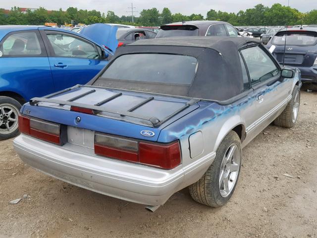 1FABP44E8JF284581 - 1988 FORD MUSTANG LX BLUE photo 4