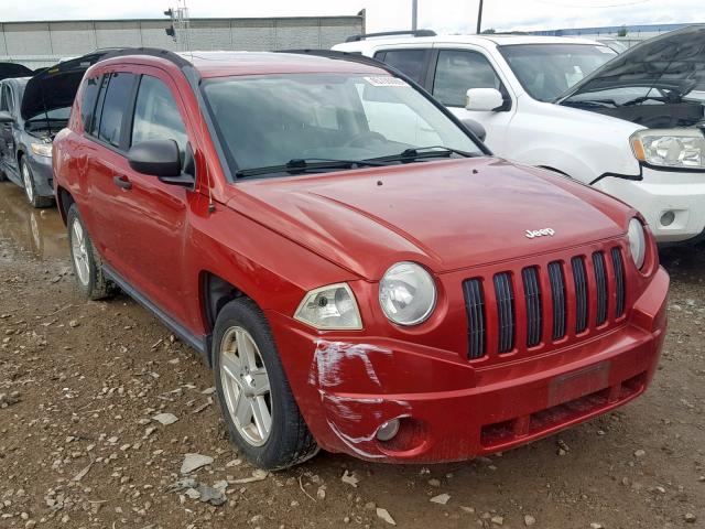 1J8FT47W37D390185 - 2007 JEEP COMPASS RED photo 1