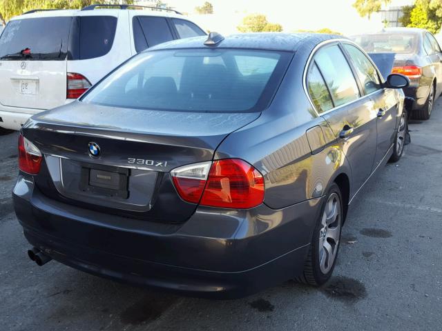 WBAVD33556KV62344 - 2006 BMW 330 XI BLUE photo 4