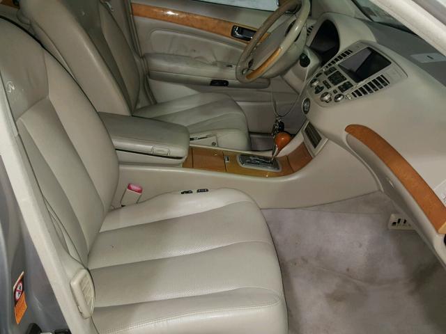 JNKBF01A13M101574 - 2003 INFINITI Q45 SILVER photo 5