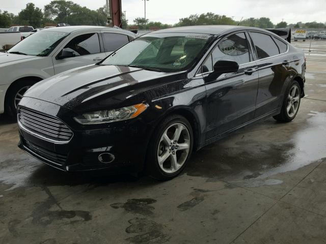 3FA6P0G73GR227188 - 2016 FORD FUSION S BLACK photo 2