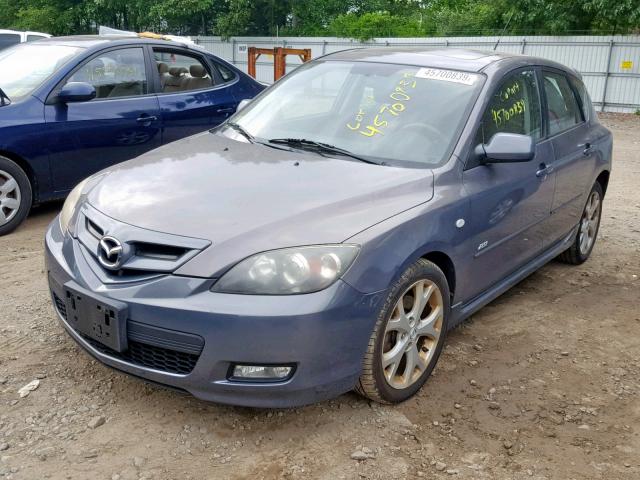 JM1BK344571740133 - 2007 MAZDA 3 HATCHBAC GRAY photo 2