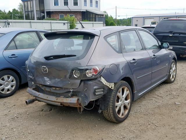 JM1BK344571740133 - 2007 MAZDA 3 HATCHBAC GRAY photo 4