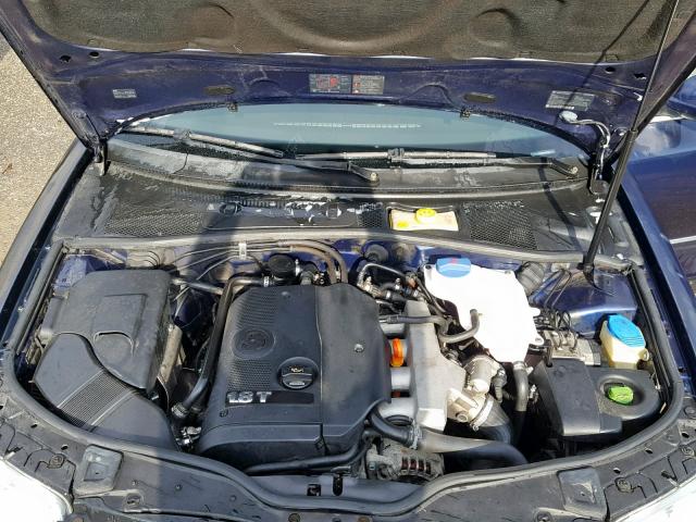 WVWPD63B23P358117 - 2003 VOLKSWAGEN PASSAT GLS BLUE photo 7