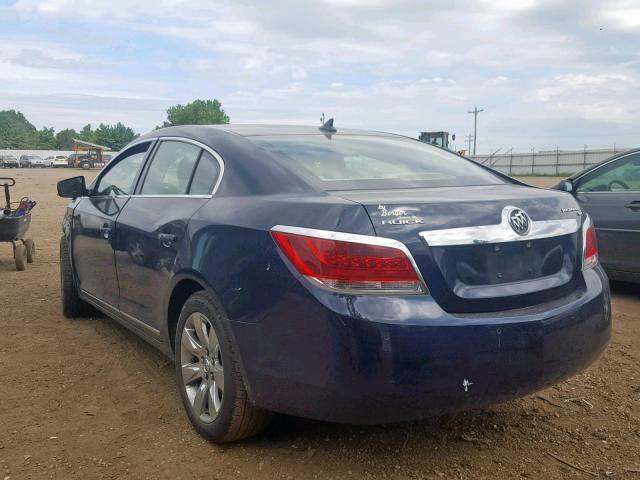 1G4GC5EG1AF234389 - 2010 BUICK LACROSSE C BLUE photo 3