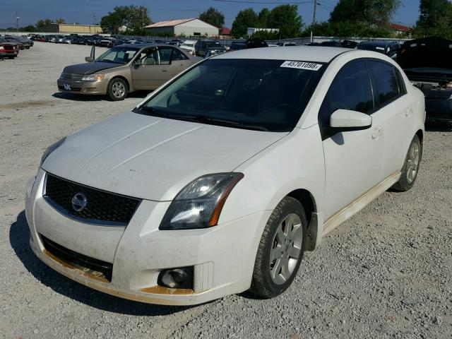 3N1AB6AP9AL615893 - 2010 NISSAN SENTRA 2.0 WHITE photo 2