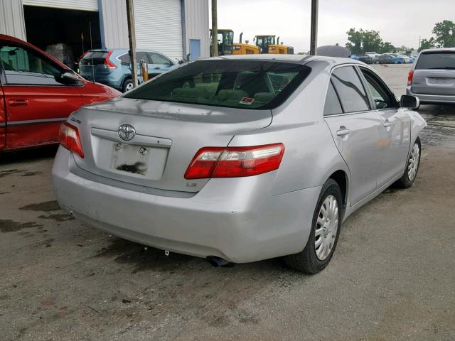 4T1BE46K78U244738 - 2008 TOYOTA CAMRY CE GRAY photo 4