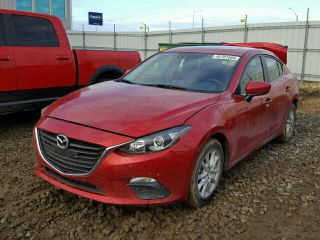 3MZBM1V70GM263974 - 2016 MAZDA 3 TOURING RED photo 2