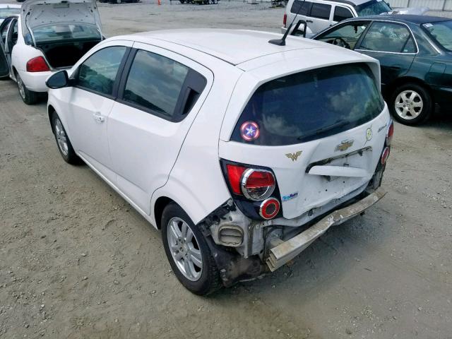 1G1JA6SH0C4131071 - 2012 CHEVROLET SONIC LS 白色 照片 3