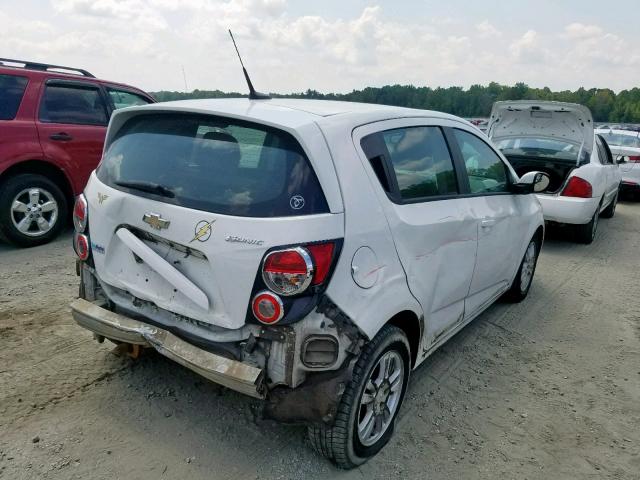 1G1JA6SH0C4131071 - 2012 CHEVROLET SONIC LS 白色 照片 4