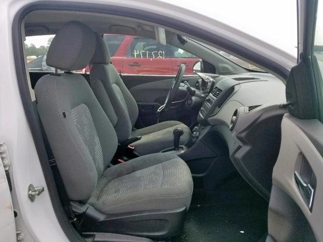 1G1JA6SH0C4131071 - 2012 CHEVROLET SONIC LS 白色 照片 5