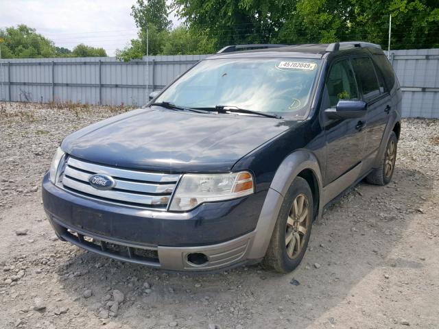 1FMDK02W28GA37191 - 2008 FORD TAURUS X S BLUE photo 2