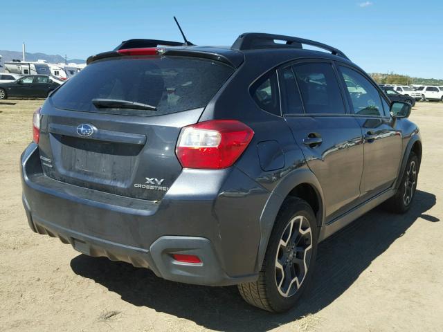 JF2GPABC2G8281660 - 2016 SUBARU CROSSTREK CHARCOAL photo 4