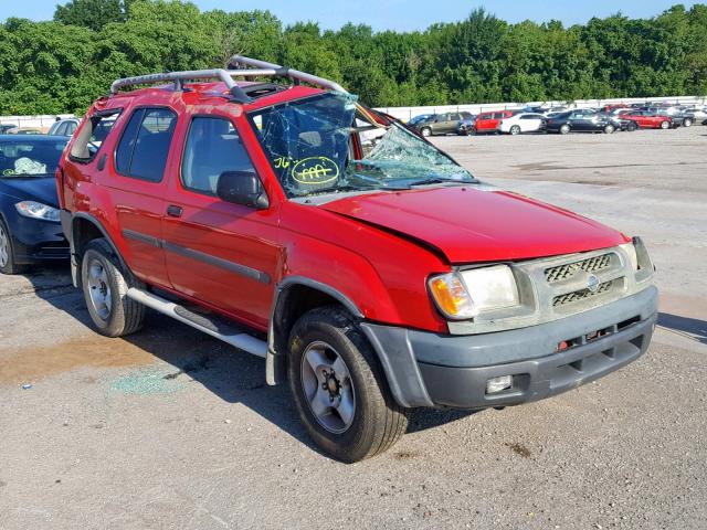 5N1ED28T31C575208 - 2001 NISSAN XTERRA XE RED photo 1