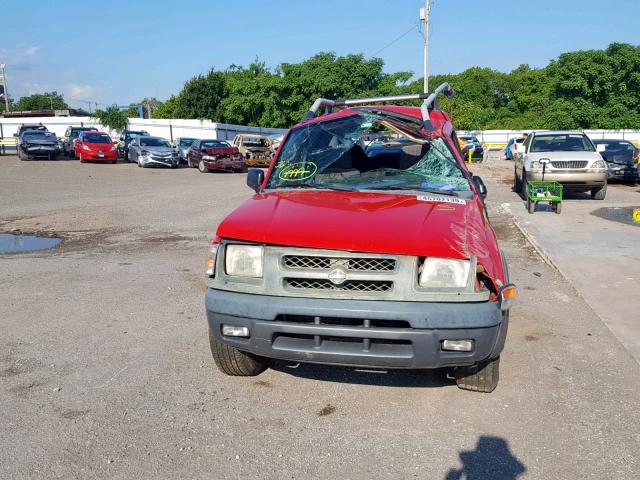 5N1ED28T31C575208 - 2001 NISSAN XTERRA XE RED photo 9