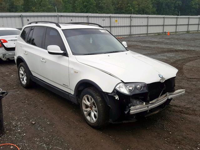 WBXPC9C49AWJ36797 - 2010 BMW X3 XDRIVE3 WHITE photo 1