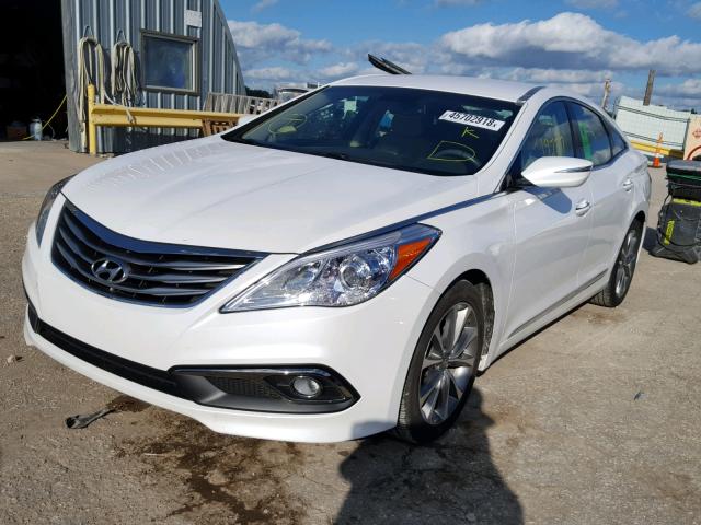 KMHFG4JG7GA515683 - 2016 HYUNDAI AZERA WHITE photo 2