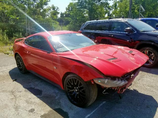 1FA6P8CF3J5131857 - 2018 FORD MUSTANG GT RED photo 1