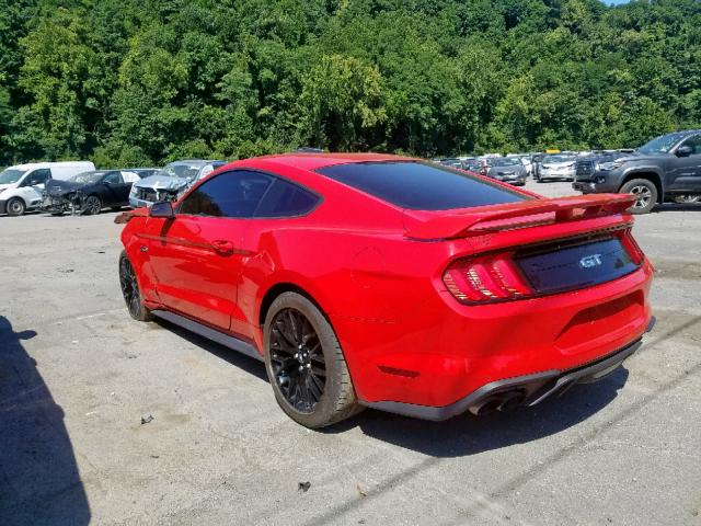 1FA6P8CF3J5131857 - 2018 FORD MUSTANG GT RED photo 3