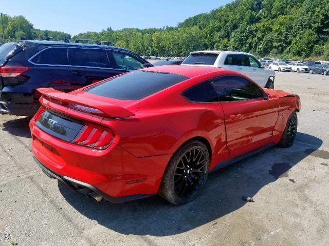 1FA6P8CF3J5131857 - 2018 FORD MUSTANG GT RED photo 4