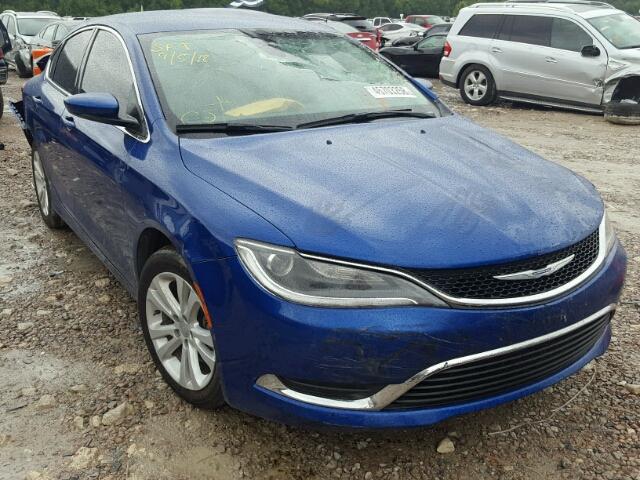 1C3CCCAB6GN191365 - 2016 CHRYSLER 200 LIMITE BLUE photo 1