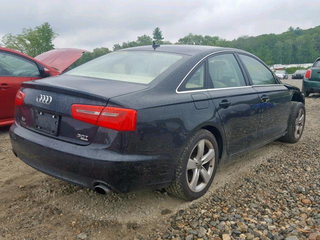 WAUGGAFC6CN121217 - 2012 AUDI A6 PREMIUM GRAY photo 4