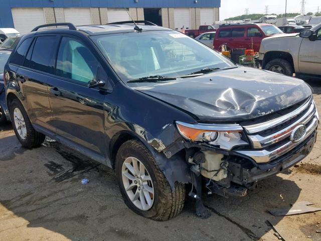 2FMDK3GC2DBB26213 - 2013 FORD EDGE SE BLACK photo 1