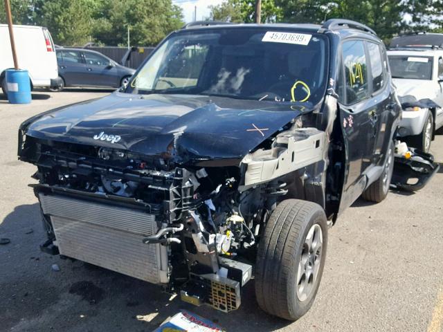 ZACCJBAB2HPG60892 - 2017 JEEP RENEGADE S 黑色 照片 2