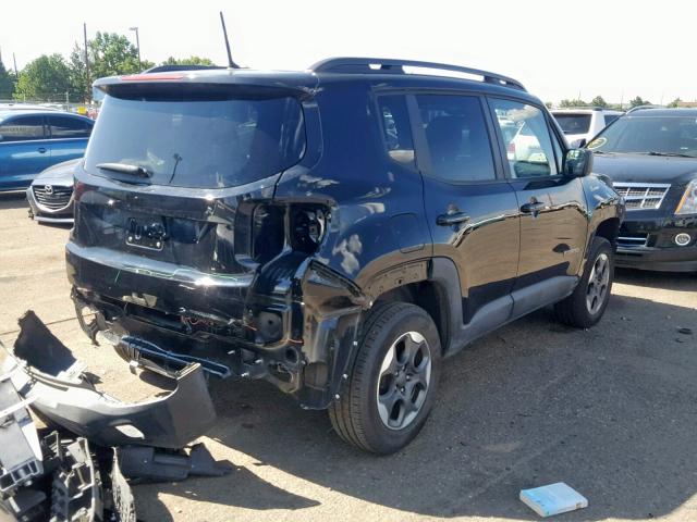 ZACCJBAB2HPG60892 - 2017 JEEP RENEGADE S BLACK photo 4