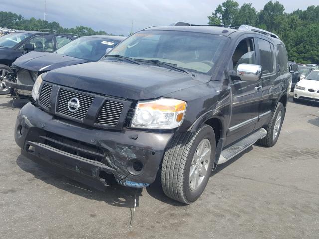 5N1AA0ND1BN620807 - 2011 NISSAN ARMADA SV BLACK photo 2