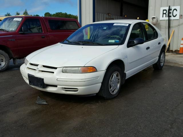 1B3EJ46X1TN267767 - 1996 DODGE STRATUS WHITE photo 2