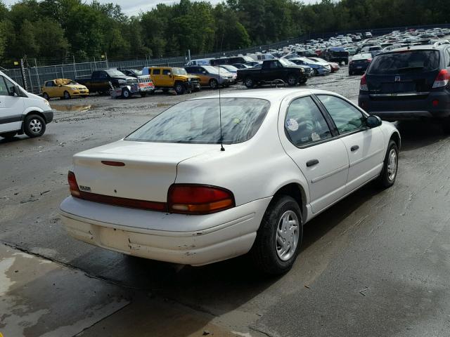 1B3EJ46X1TN267767 - 1996 DODGE STRATUS WHITE photo 4