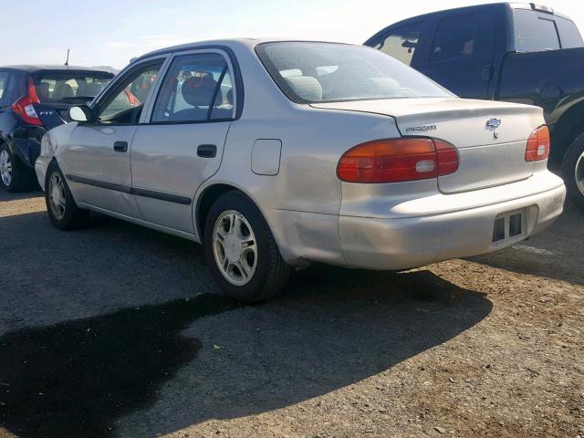 1Y1SK52811Z404212 - 2001 CHEVROLET GEO PRIZM 银色 照片 3
