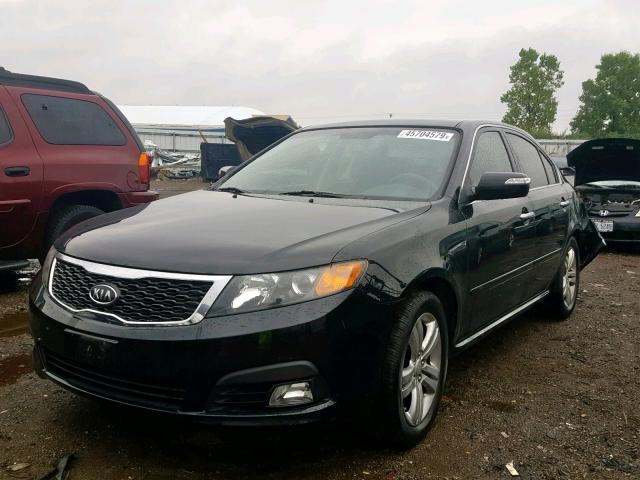 KNAGE228795335560 - 2009 KIA OPTIMA BLACK photo 2