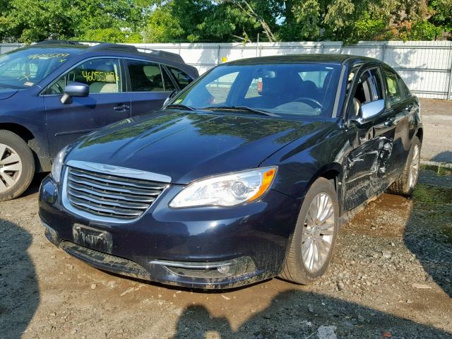 1C3CCBCG9CN107617 - 2012 CHRYSLER 200 LIMITE BLUE photo 2