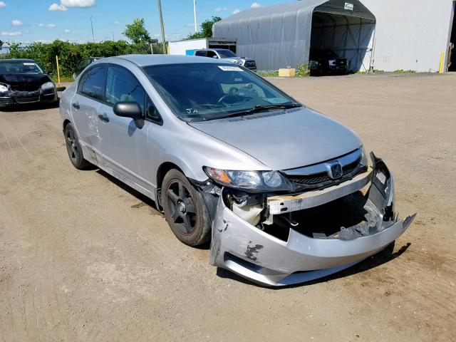 2HGFA16249H020378 - 2009 HONDA CIVIC DX SILVER photo 1