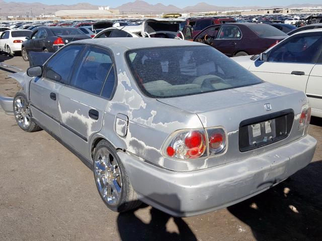 1HGEJ6620TL021207 - 1996 HONDA CIVIC DX SILVER photo 3