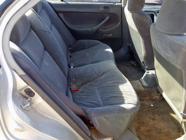 1HGEJ6620TL021207 - 1996 HONDA CIVIC DX SILVER photo 6