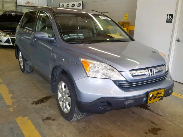 JHLRE38729C006232 - 2009 HONDA CR-V EXL BLUE photo 1