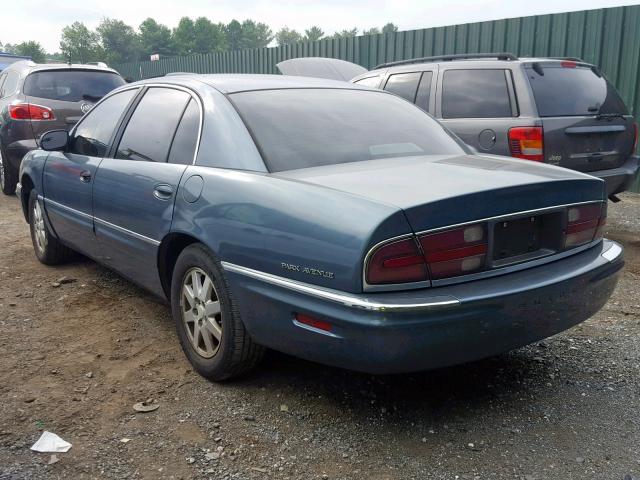 1G4CW54K944144631 - 2004 BUICK PARK AVENU GREEN photo 3